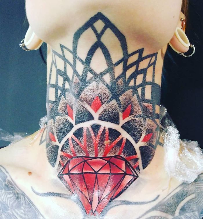 Neck Tattoo