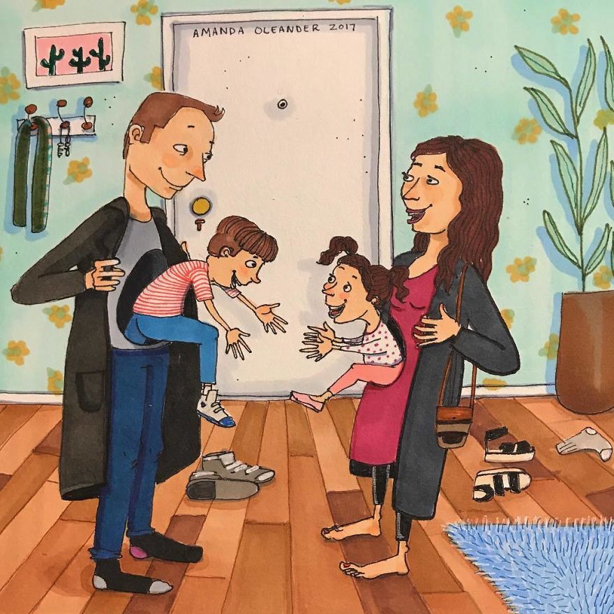 Artist Shows How Passionate Couples Behave When Nobody Sees Them (New Pics)