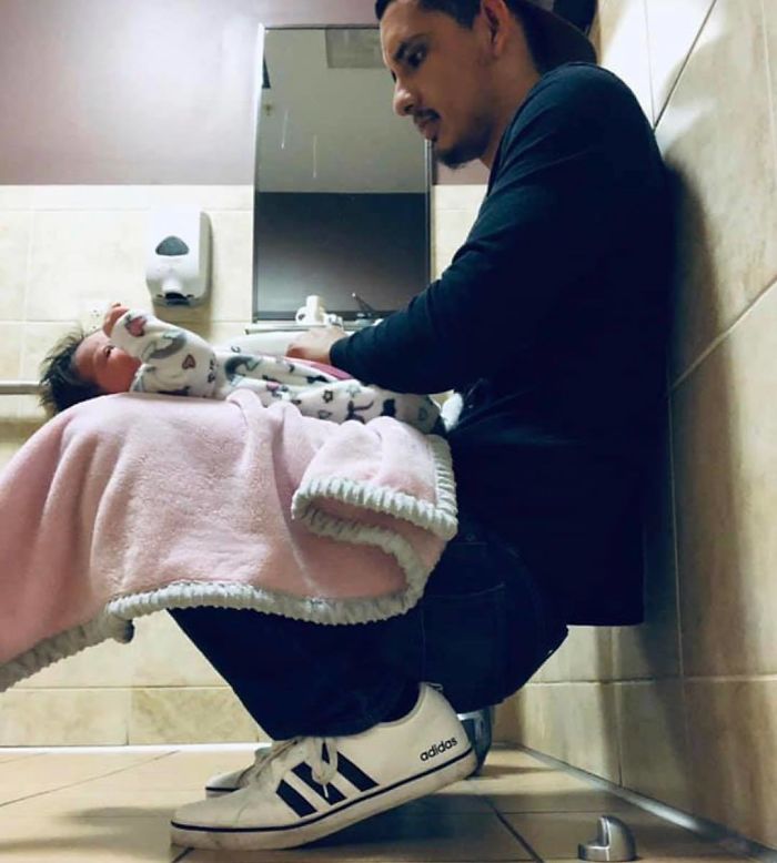 Inspired By Dad&rsquo;s Viral Photo, John Legend Helps Pampers Install 5,000 Changing Tables In Men&rsquo;s Restrooms