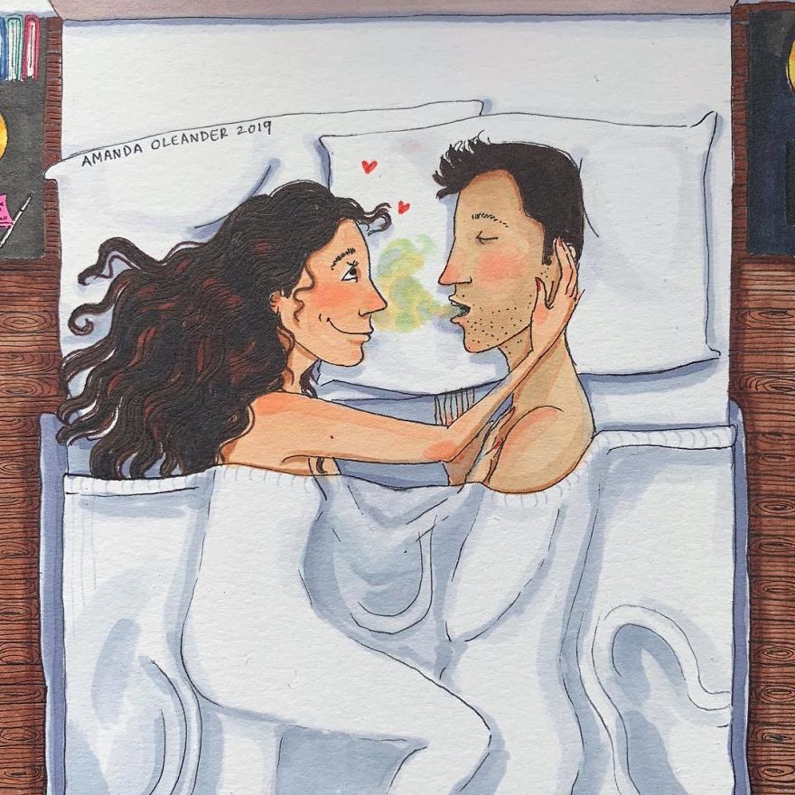 Artist Shows How Passionate Couples Behave When Nobody Sees Them (New Pics)