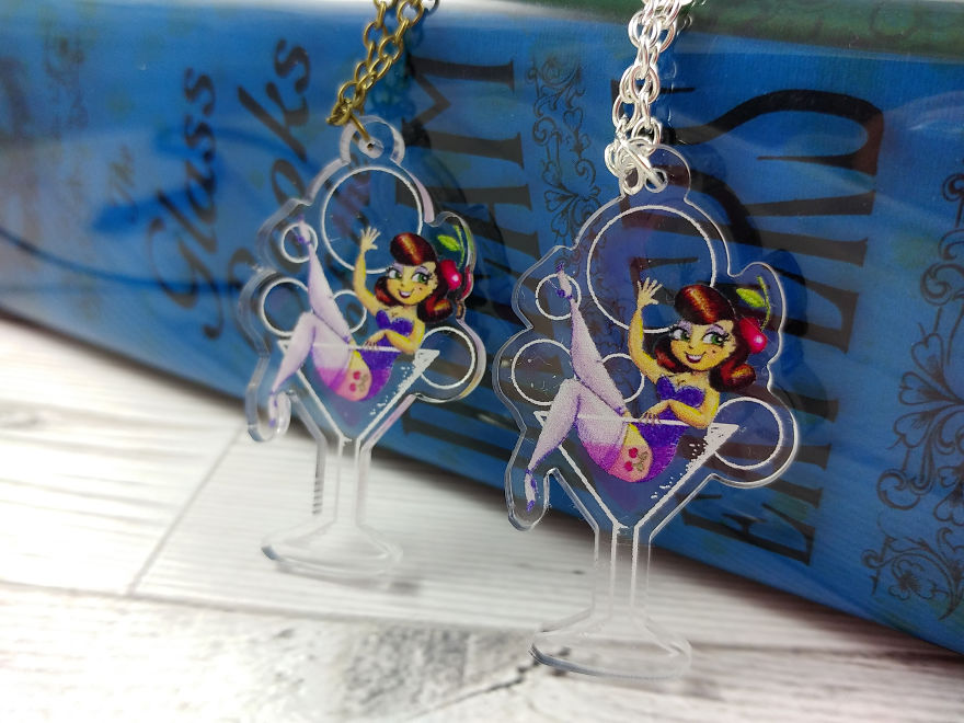 Burlesque Girl In A Martini Glass