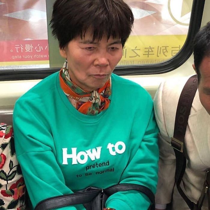 Look Miserable On Public Transit