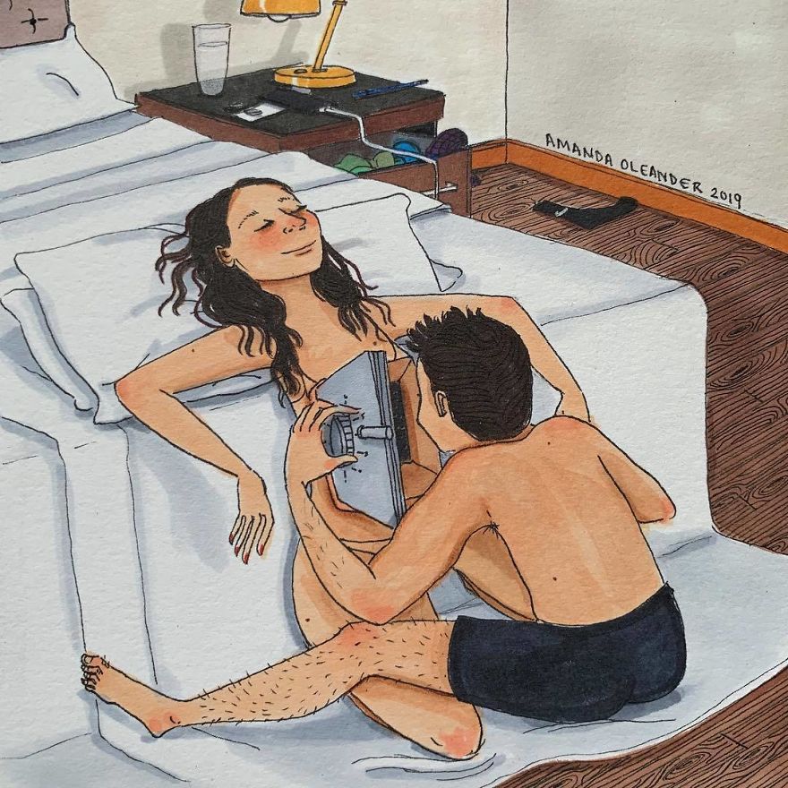 Artist Shows How Passionate Couples Behave When Nobody Sees Them (New Pics)