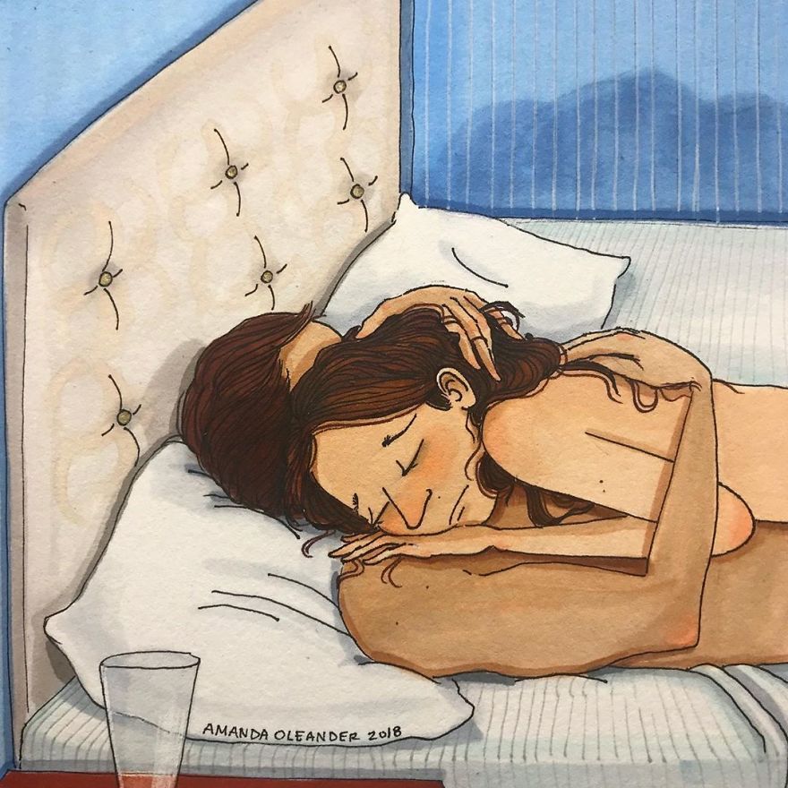 Artist Shows How Passionate Couples Behave When Nobody Sees Them (New Pics)