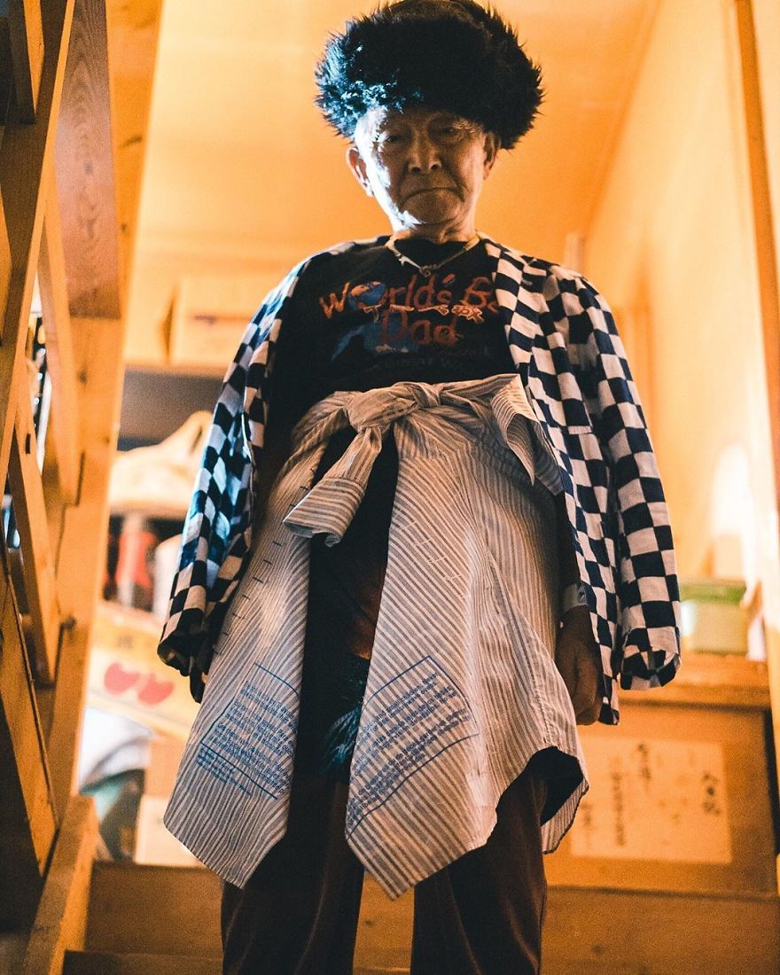 84-Year-Old Grandpa Teams Up With His Grandson To Create Fashionable Photoshoots That Stun 32k Followers On Instagram