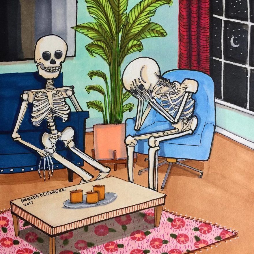 Artist Shows How Passionate Couples Behave When Nobody Sees Them (New Pics)