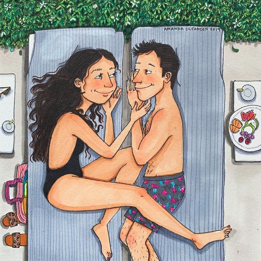 Artist Shows How Passionate Couples Behave When Nobody Sees Them (New Pics)