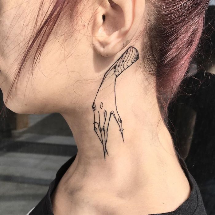 Neck Tattoo