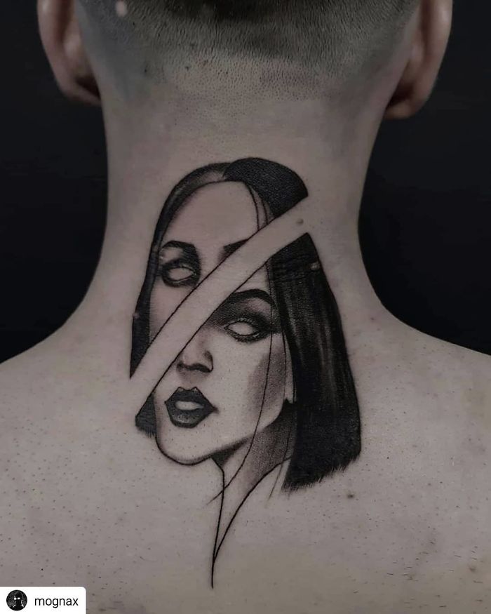 Neck Tattoo