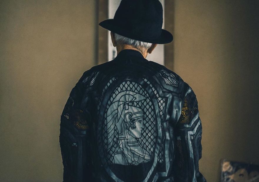 84-Year-Old Grandpa Teams Up With His Grandson To Create Fashionable Photoshoots That Stun 32k Followers On Instagram