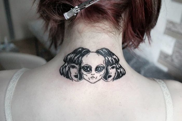 Neck Tattoo