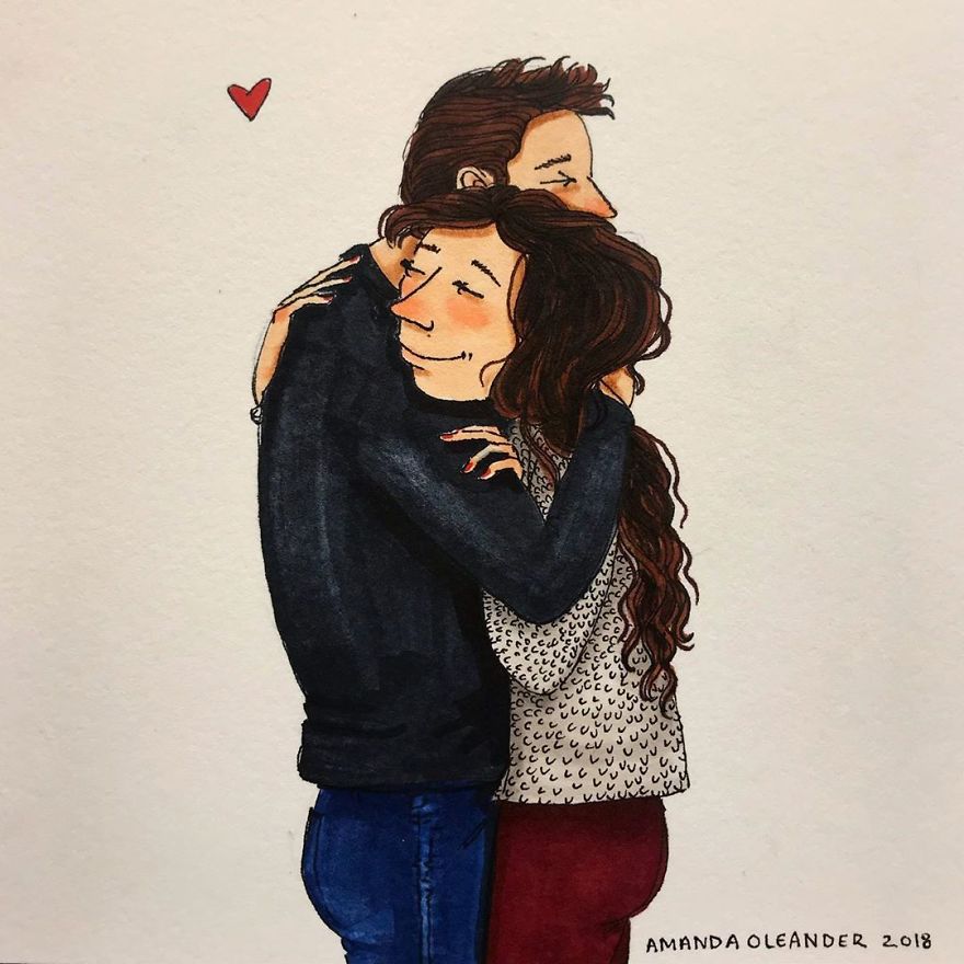 Artist Shows How Passionate Couples Behave When Nobody Sees Them (New Pics)