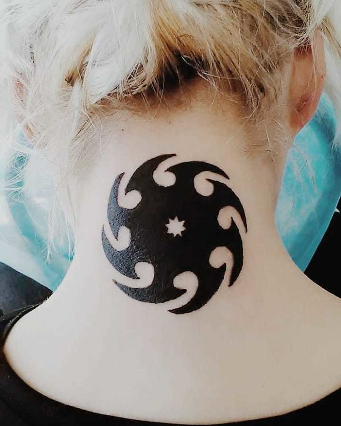 Neck Tattoo