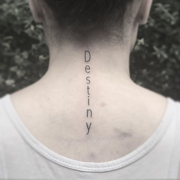 Neck Tattoo
