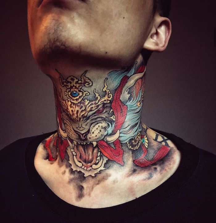 Neck Tattoo