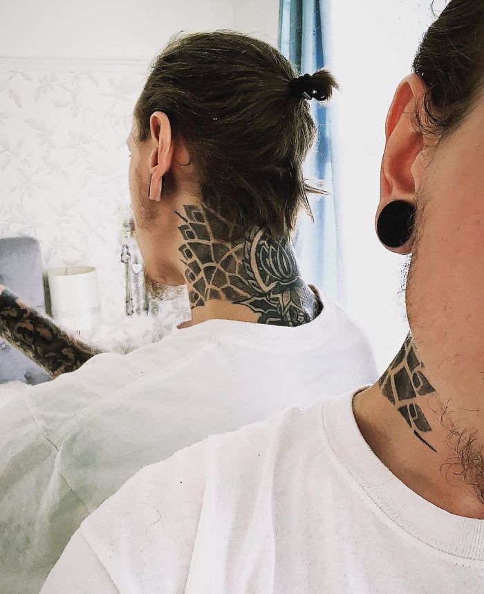 Neck Tattoo