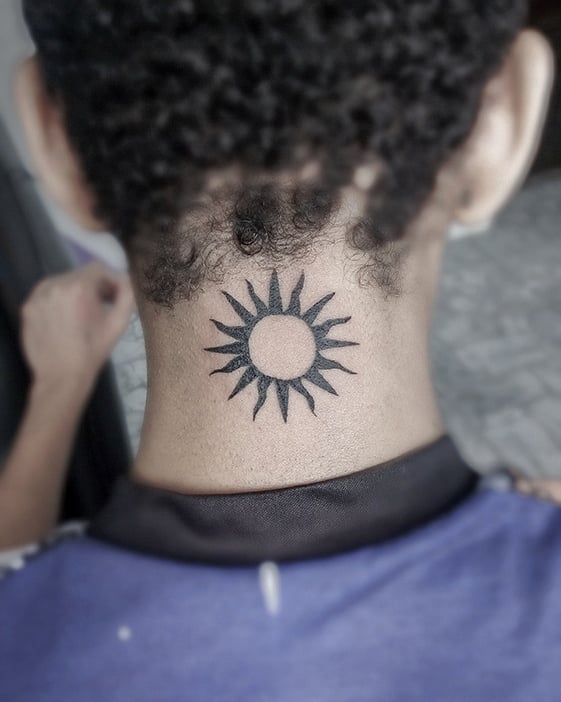 Neck Tattoo