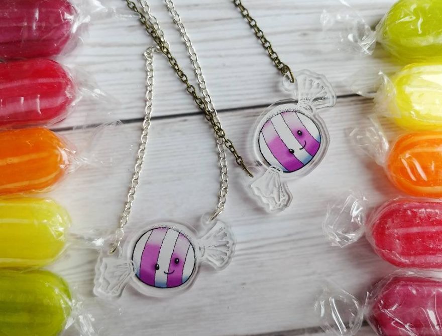 Cute Candy In A Wrapper