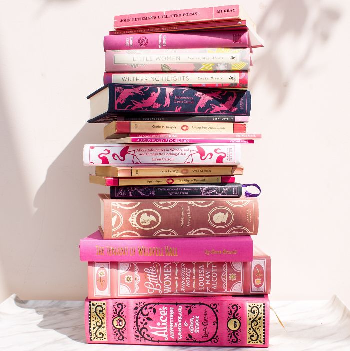 I Take Beautiful Photos Of My Book Collection To Spread Some Joy And Colour