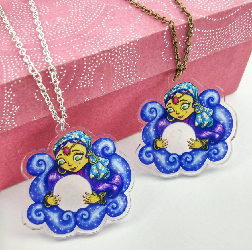 Fortune Teller And Her Crystal Ball