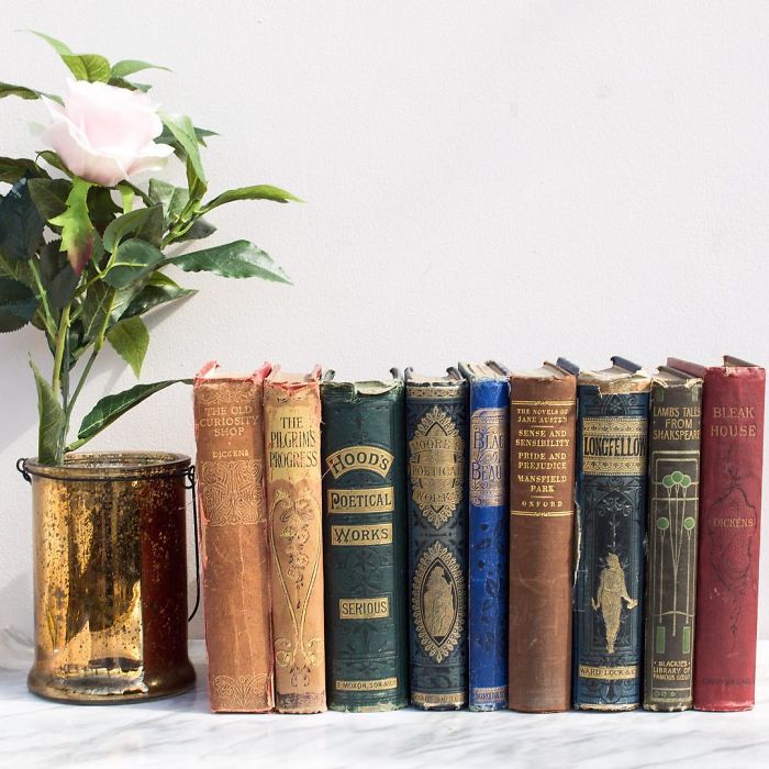 I Take Beautiful Photos Of My Book Collection To Spread Some Joy And Colour