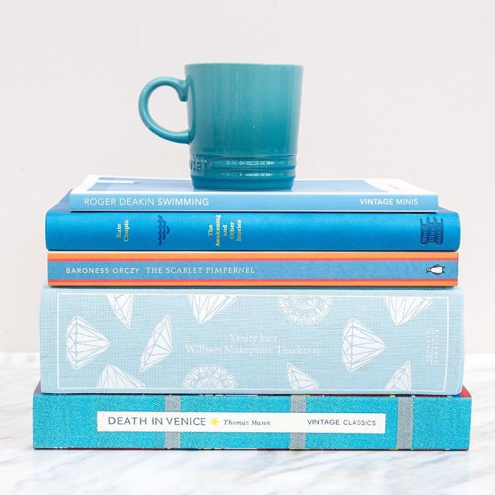 I Take Beautiful Photos Of My Book Collection To Spread Some Joy And Colour