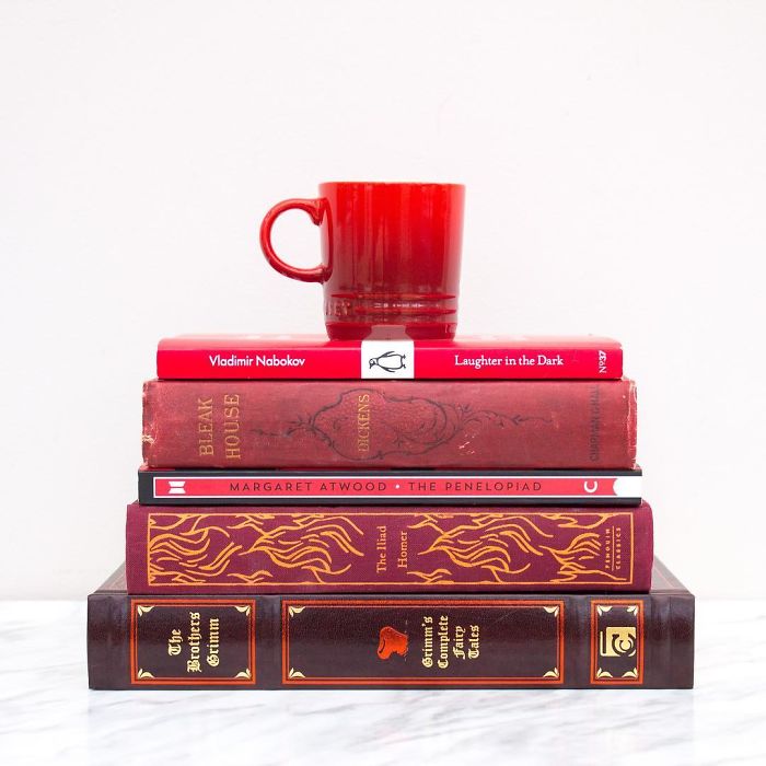 I Take Beautiful Photos Of My Book Collection To Spread Some Joy And Colour