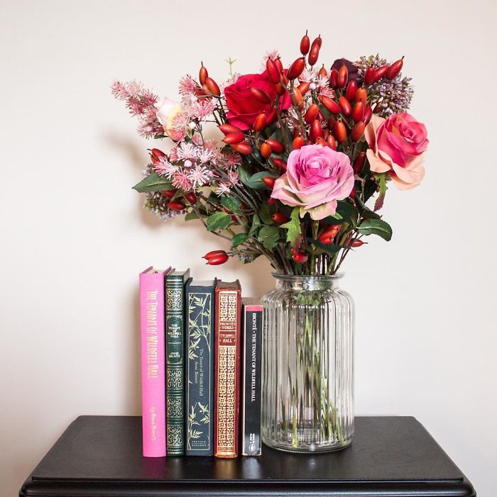 I Take Beautiful Photos Of My Book Collection To Spread Some Joy And Colour