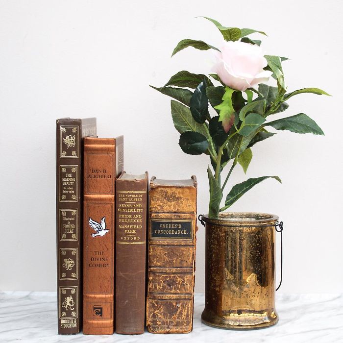 I Take Beautiful Photos Of My Book Collection To Spread Some Joy And Colour