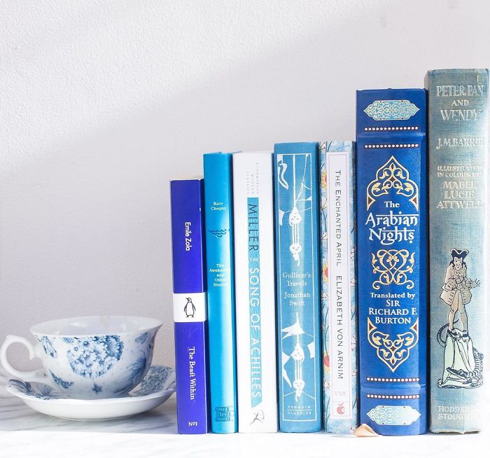 I Take Beautiful Photos Of My Book Collection To Spread Some Joy And Colour