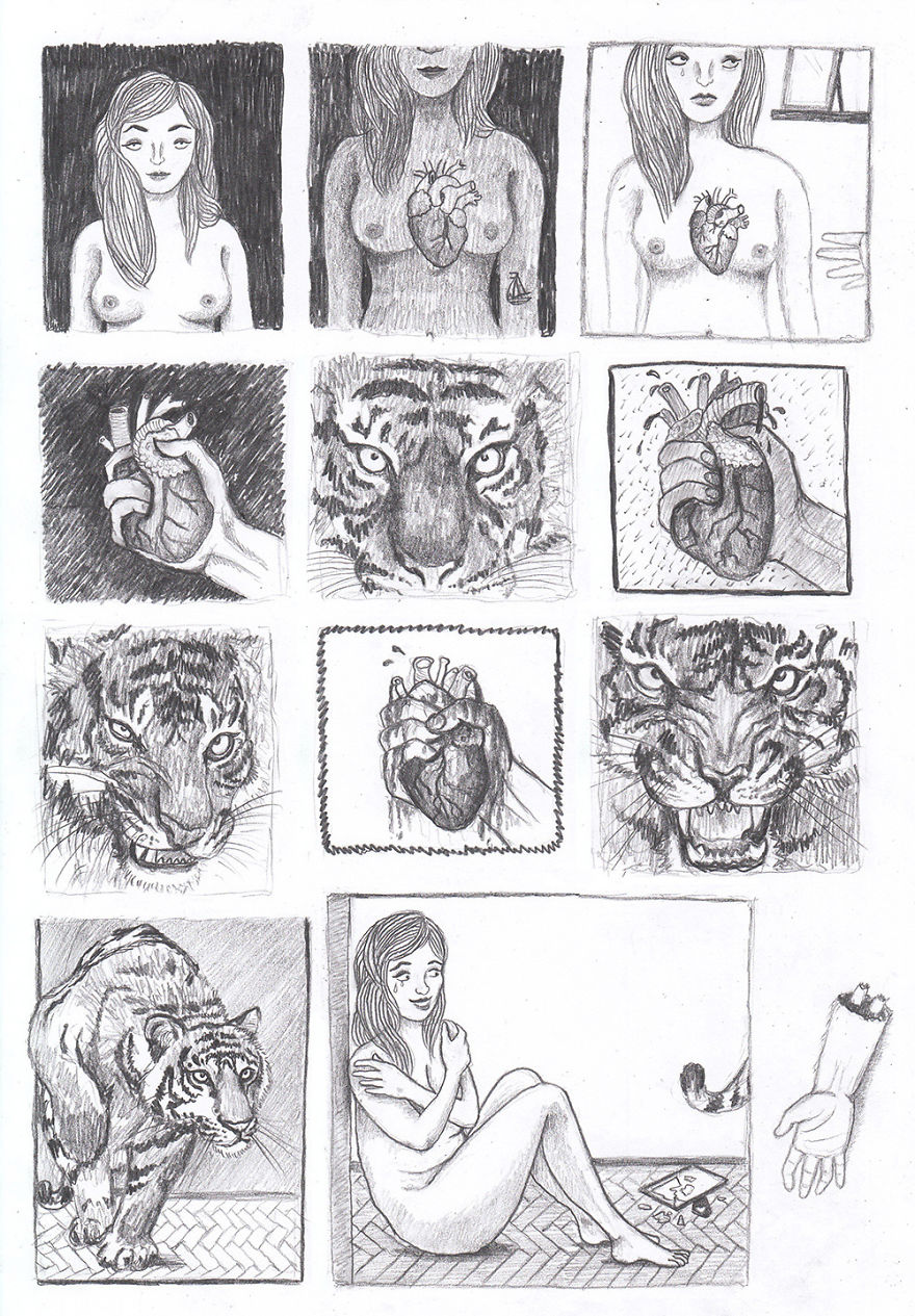 I Was Drawing A Mysterious Tiger Comics To Get My Life Back On Track After A Hard Breakup
