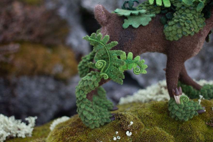 New Dragons And Fairy Creatures That I Felted This Year