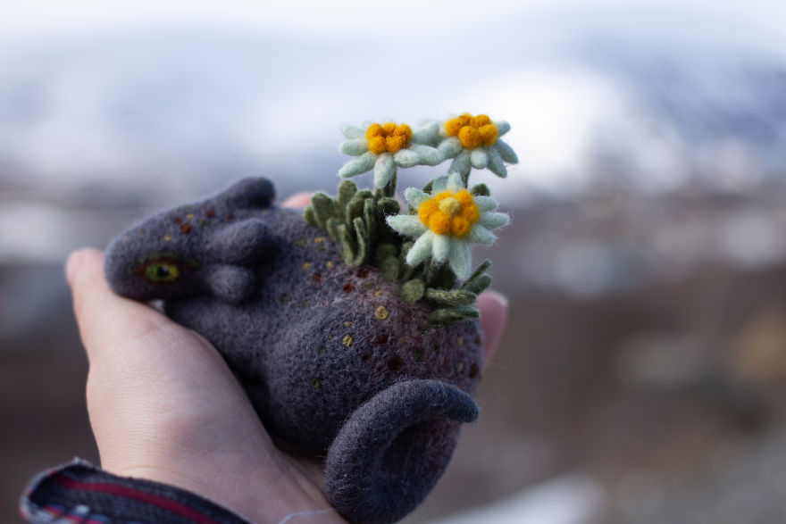 New Dragons And Fairy Creatures That I Felted This Year New Dragons And Fairy Creatures That I Felted This Year