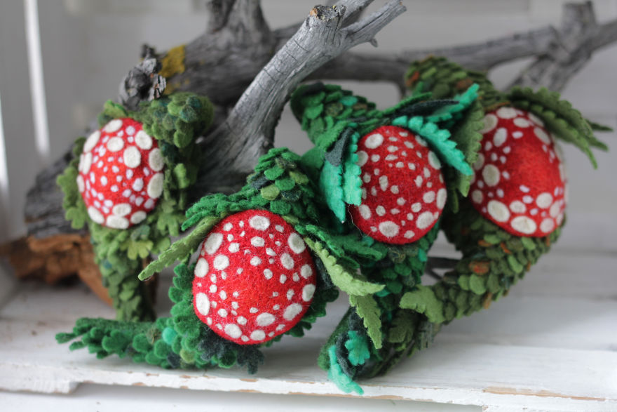 New Dragons And Fairy Creatures That I Felted This Year