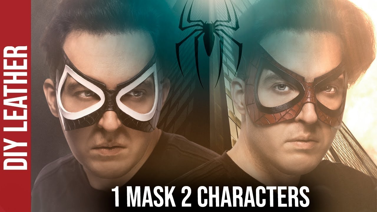 I Made A Simple Spider Man Mask To Wear At Comic Conventions For My Husband.