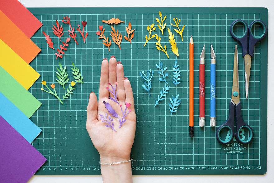 In Honor Of Pride Month, I Crafted 6 Paper LGBTQ+ Flags In Honor Of Pride Month, I Crafted 6 Paper LGBTQ+ Flags