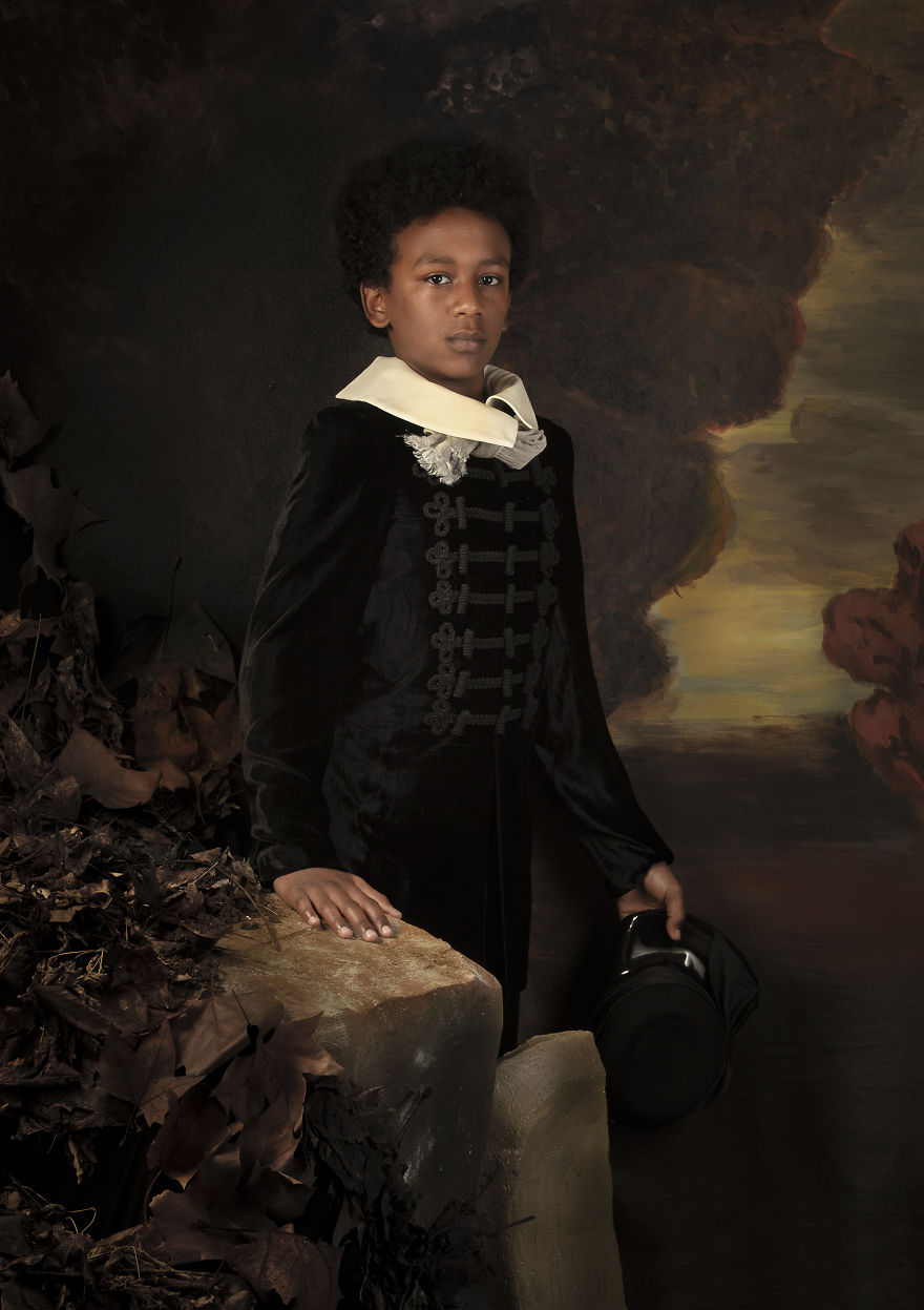 Reconstruction Of Leopold Duke Of Brabant’s Portrait Painted By Franz Xaver Winterhalter