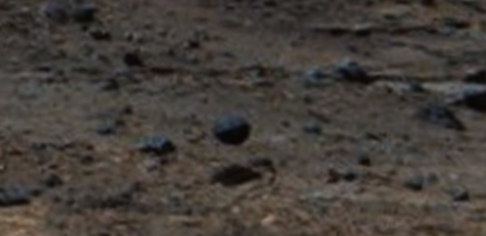 The Mars Rover Caught A Proper Real Metal Sphere Or Ball On Mars And That’s For Real