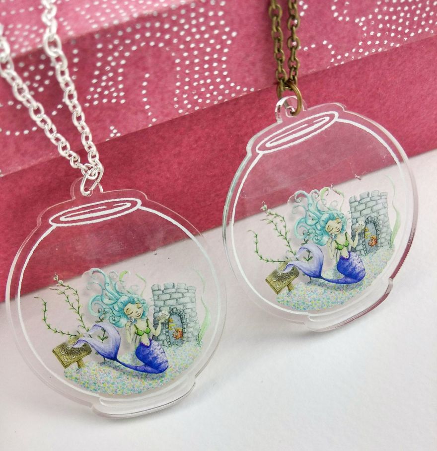 Mermaid In A Fishbowl
