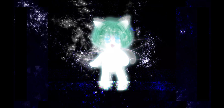 There's An Animation About A Little Cat-Fairy Having A Dance-Off With The Stars.