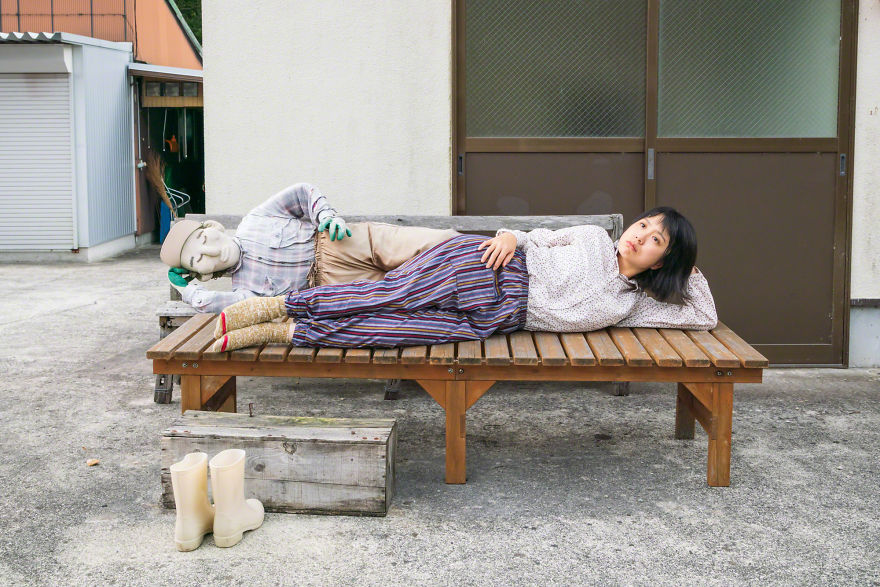 My 16 Self Portraits With Scarecrows Show The Depopulation Problems In Japan