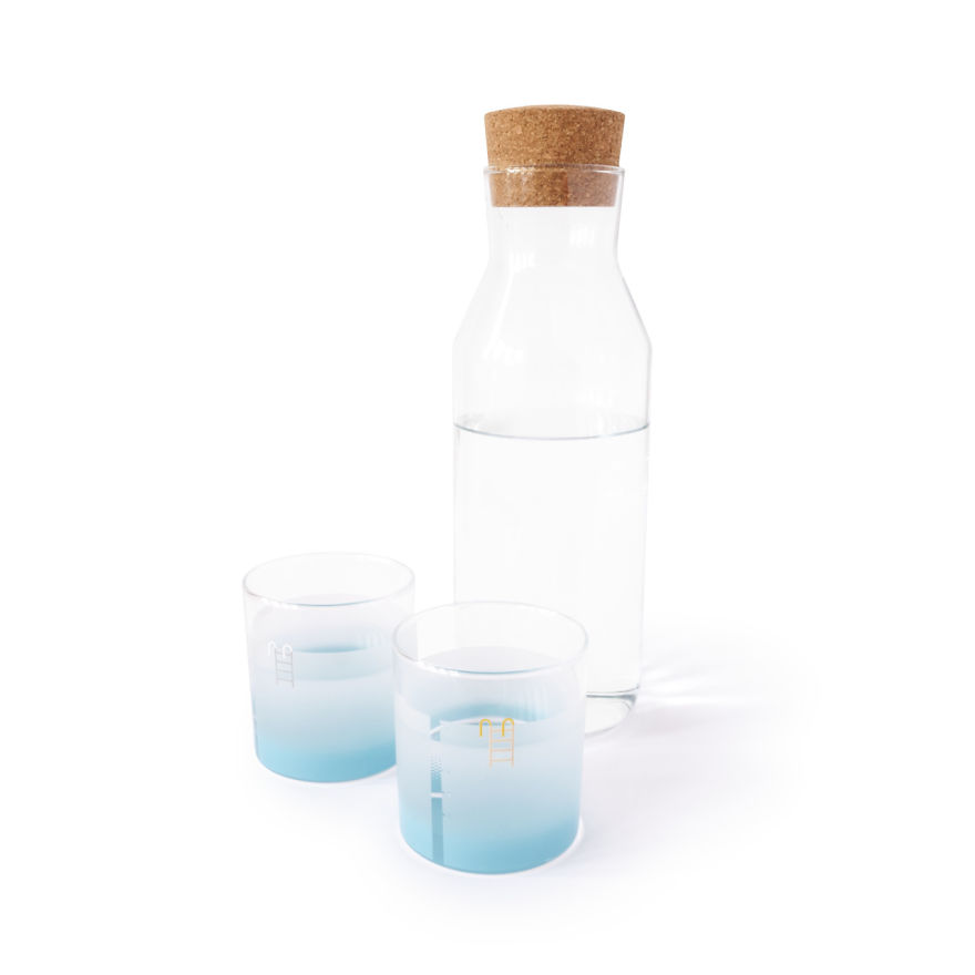 These Little Pool Glasses Bring Summer To Your Home All Year Round