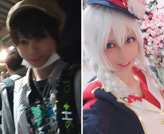 Before-After-Cosplay-Japan