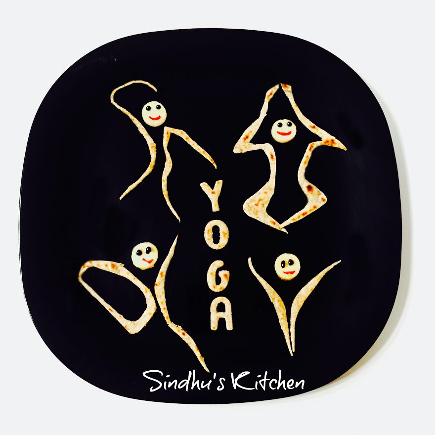 Celebrating International Yoga Day By Getting The Meal Plate Of Five Year Old With Motivation To Learn Yoga!