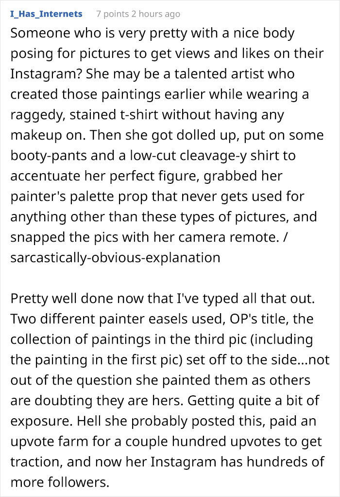 People Call Out This Woman Because Her Palette Doesn't Change, She Responds By Saying She Has Been Painting Since Childhood People Call Out This Woman Because Her Palette Doesn't Change, She Responds By Saying She Has Been Painting Since Childhood