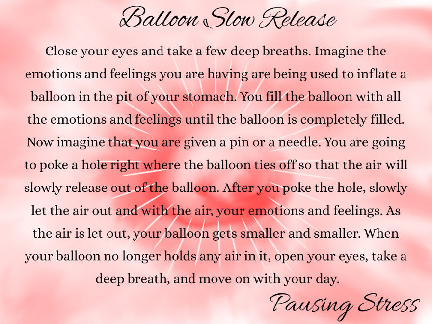 I've Been Creating My Own Mini Meditations To Help Relieve Stresses Through My Project, Pausing Stress I've Been Creating My Own Mini Meditations To Help Relieve Stresses Through My Project, Pausing Stress