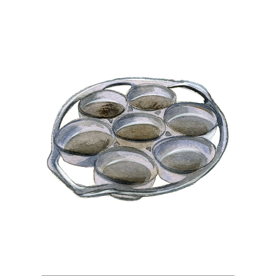 Biscuit Cast Iron Pan