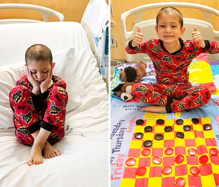 Dad Turns Board Games Into Sheets To Help Children In Hospital Pass Time