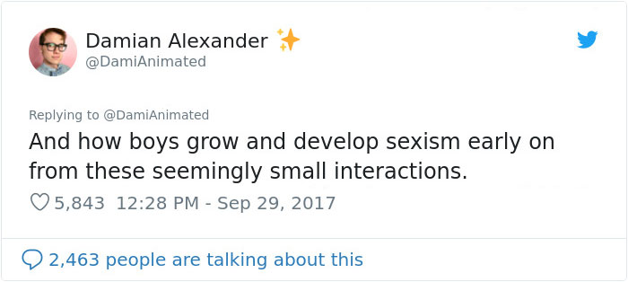 Guy Illustrates How Boys Develop Sexism From Seemingly Small Interactions With Adults Guy Illustrates How Boys Develop Sexism From Seemingly Small Interactions With Adults