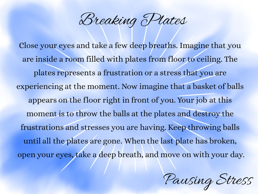 I've Been Creating My Own Mini Meditations To Help Relieve Stresses Through My Project, Pausing Stress I've Been Creating My Own Mini Meditations To Help Relieve Stresses Through My Project, Pausing Stress